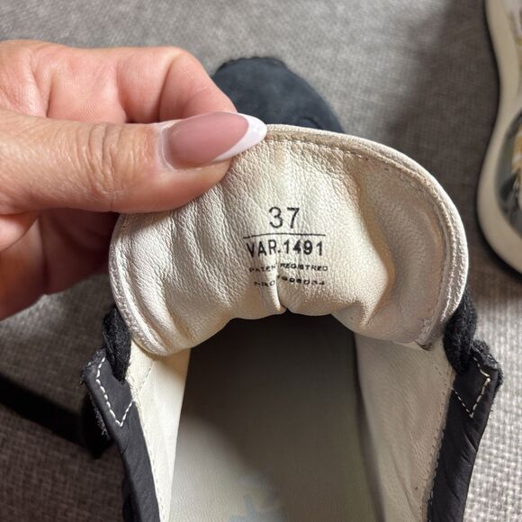 PREMIATA Conny Logo Patch Sneakers In Blue 483  Made In Italy SZ Euro 37/US 6.5 - Picture 9 of 10